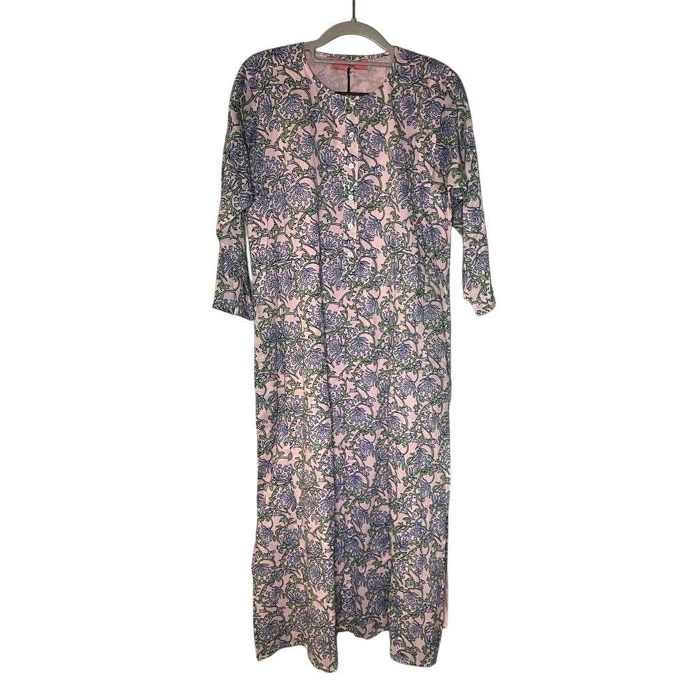 NWT Juliet‎ Dunn London pink dress Preppy Girl Palm Beach dress